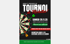 Tournoi de fléchettes