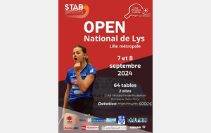 Tournoi Open National de Lys Lille Métropole