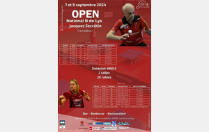 Tournoi Open National de Lys Lille Métropole