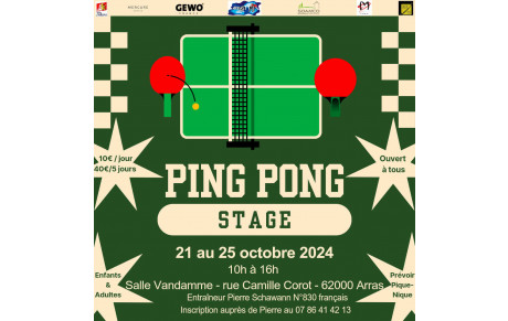 Stage Vacances Toussaint