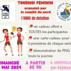 Tournoi Féminin - 12 mai 2024 - Neuville en Ferrain
